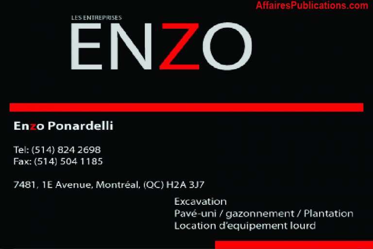 LES ENTREPRISES ENZO