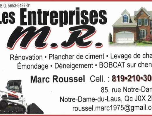 LES ENTREPRISES MR