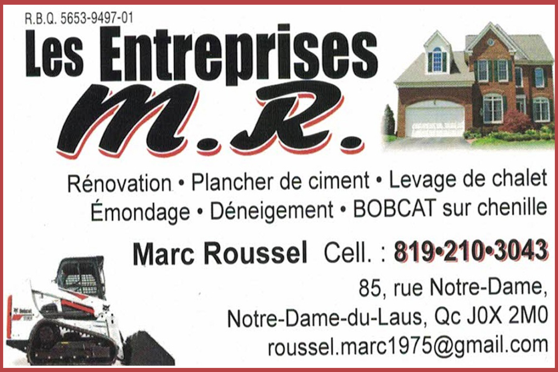 LES ENTREPRISES MR