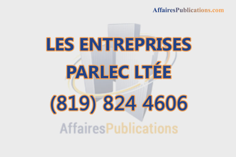 LES ENTREPRISES PARLEC LTÉE