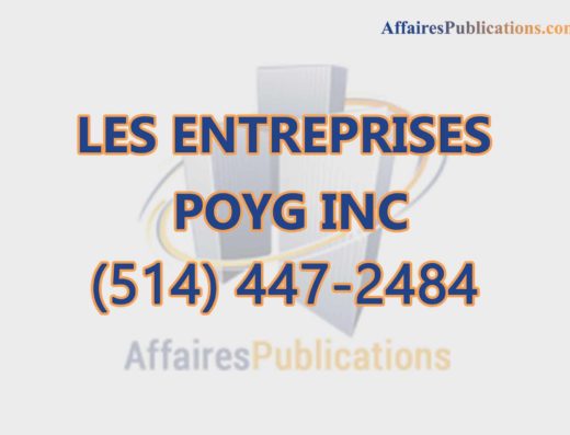 LES ENTREPRISES POYG INC