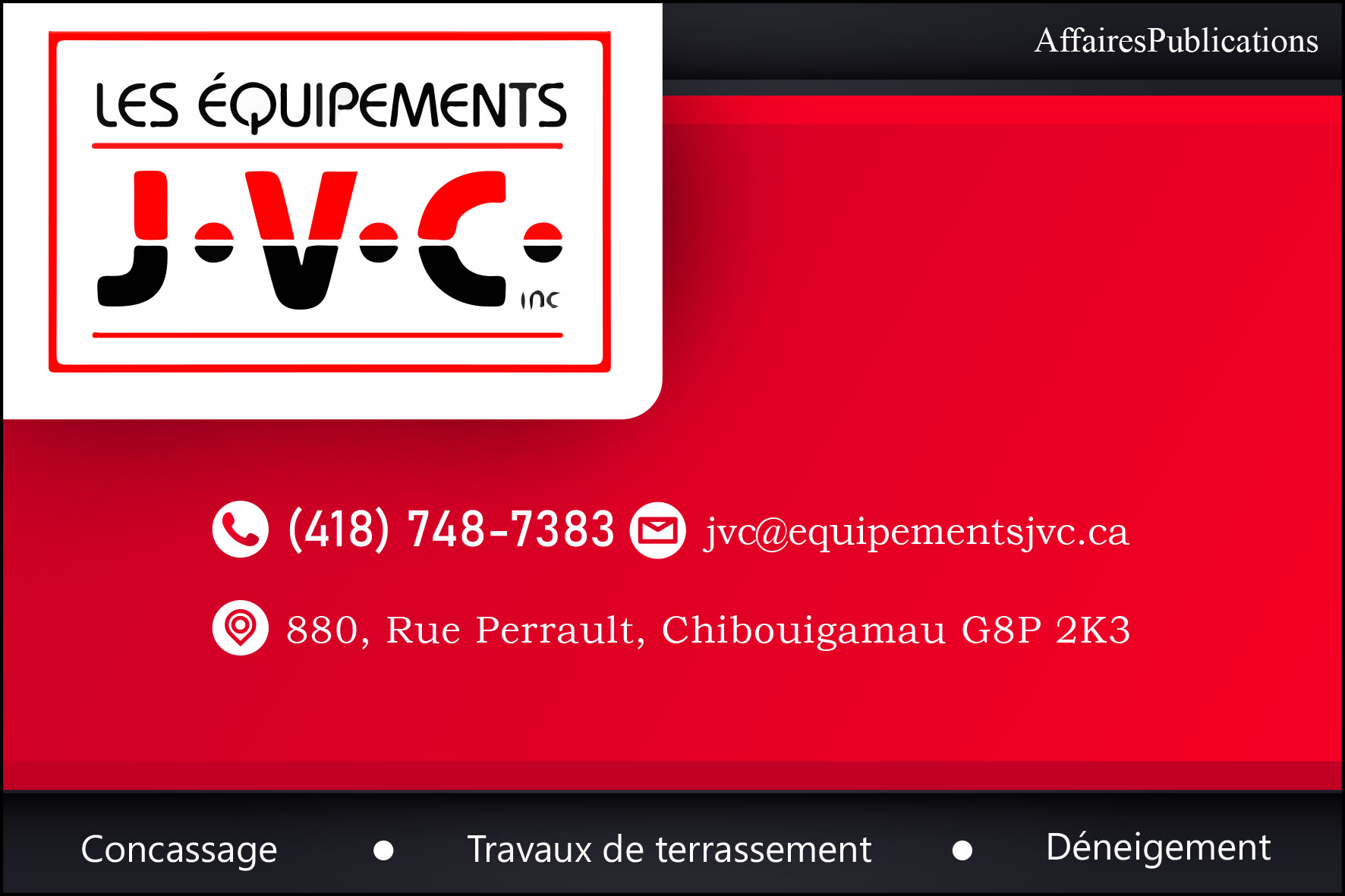 ÉQUIPEMENT JVC