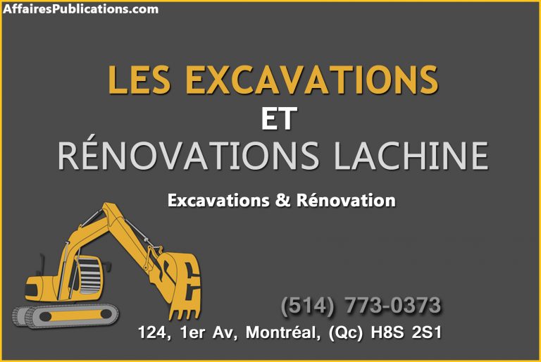 LES EXCAVATIONS ET RÉNOVATIONS LACHINE