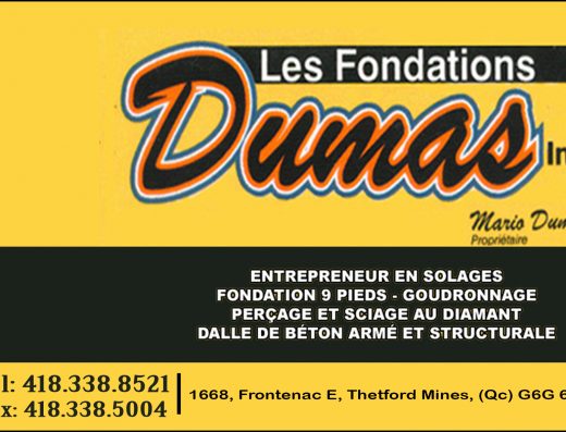 LES FONDATIONS DUMAS INC