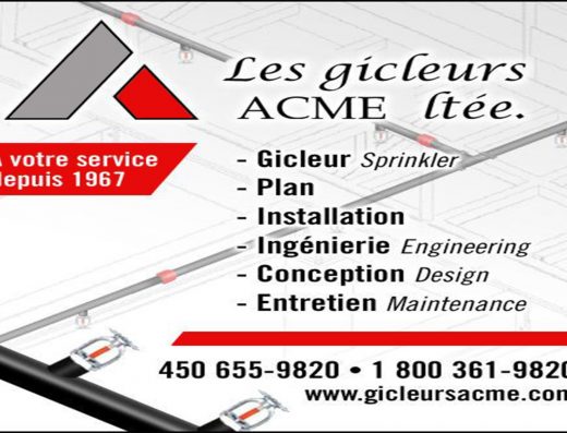 LES GICLEURS ACME LTÉE