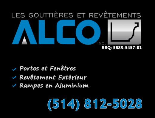 LES GOUTTIÈRES ET REVÊTEMENTS ALCO INC