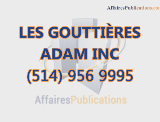LES GOUTTIÈRES ADAM INC