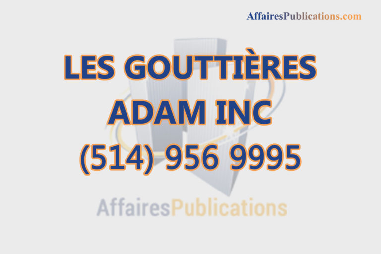 LES GOUTTIÈRES ADAM INC