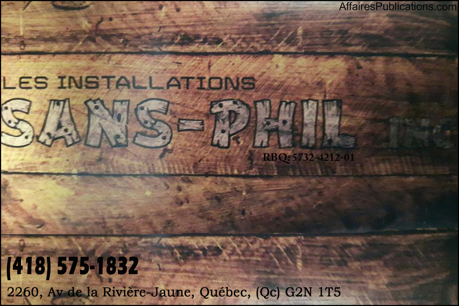 LES INSTALLATIONS SANS-PHIL INC