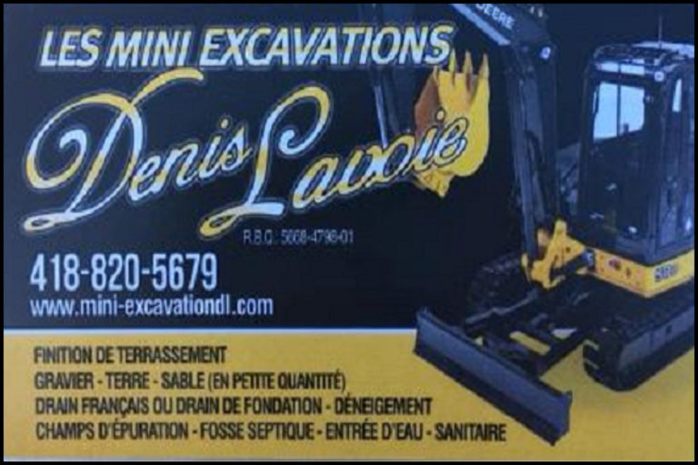 LES MINI-EXCAVATIONS DENIS LAVOIE