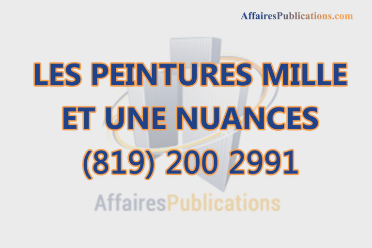 LES PEINTURES MILLE ET UNE NUANCES