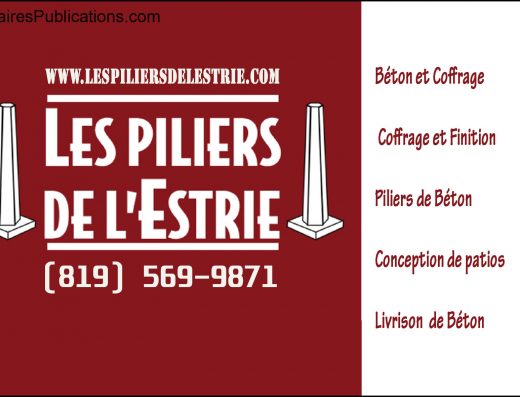 LES PILIERS DE L&rsquo;ESTRIE