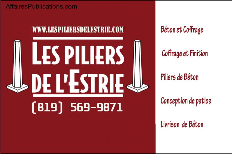 LES PILIERS DE L&rsquo;ESTRIE