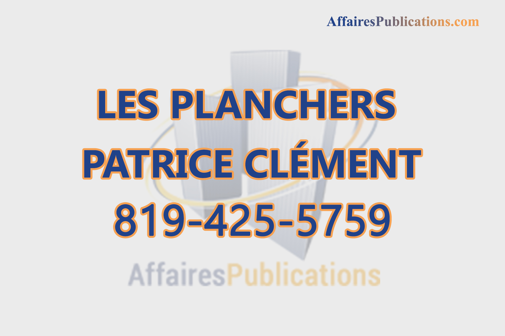 LES PLANCHERS PATRICE CLÉMENT