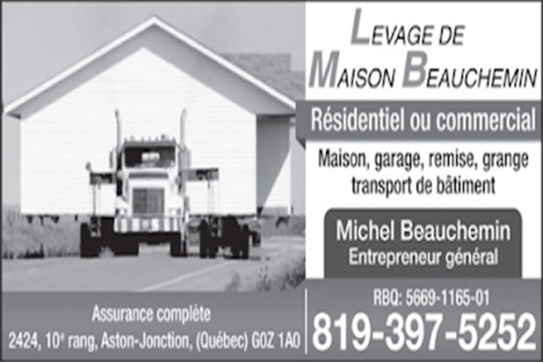 LEVAGE DE MAISON BEAUCHEMIN