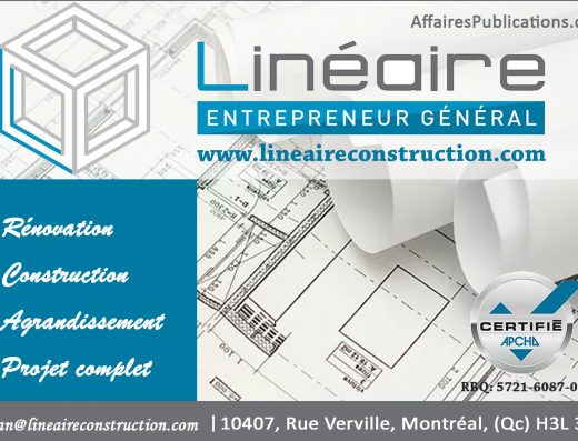 LINÉAIRE, ENTREPRENEUR GÉNÉRAL