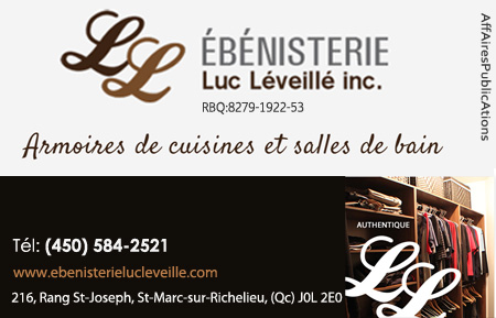ÉBÉNISTERIE LUC LÉVEILLÉ INC