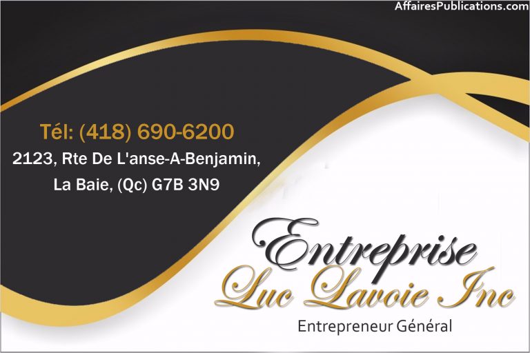 ENTREPRISE LUC LAVOIE INC