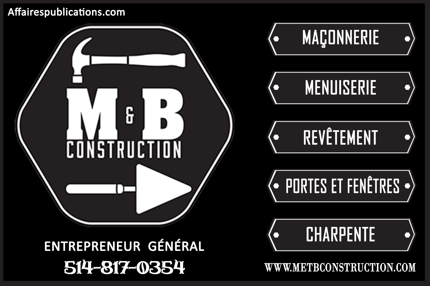 M & B CONSTRUCTION