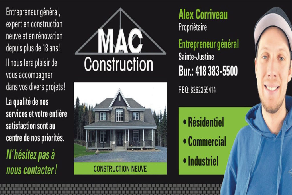 MAC CONSTRUCTION INC