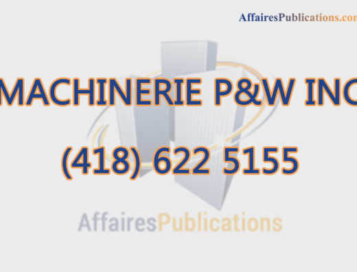 MACHINERIE P&W INC