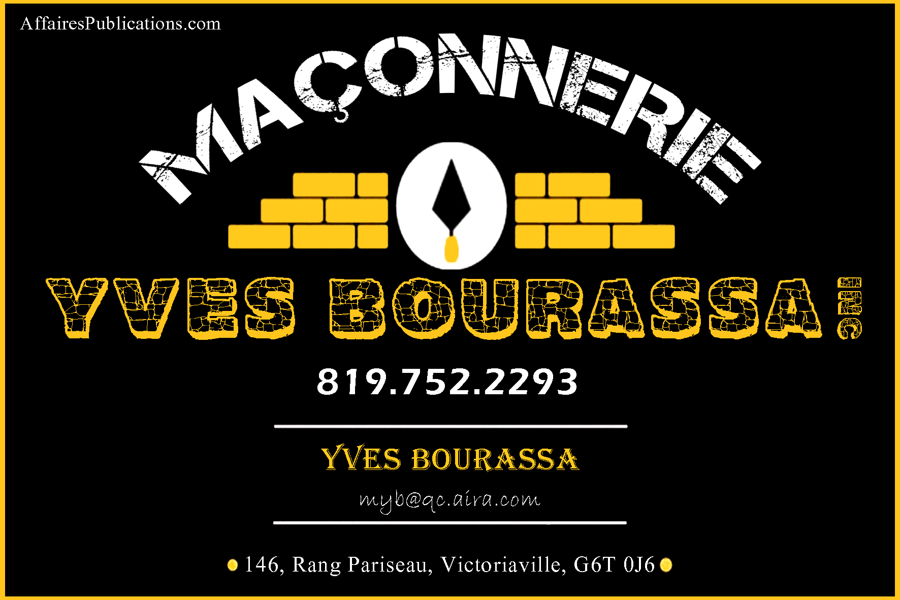 MAÇONNERIE YVES BOURASSA INC