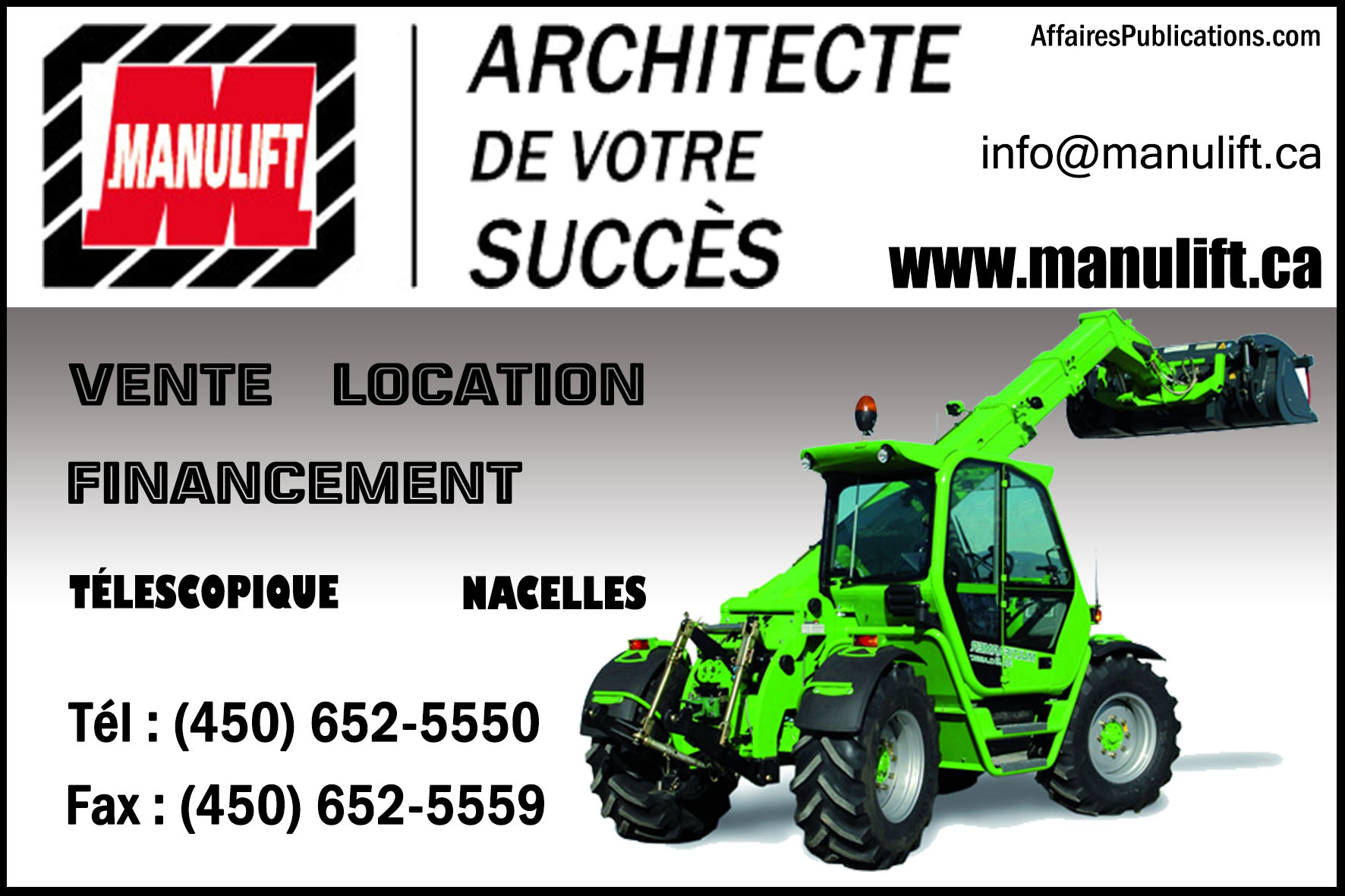 MANULIFT E.M.I. LTÉE