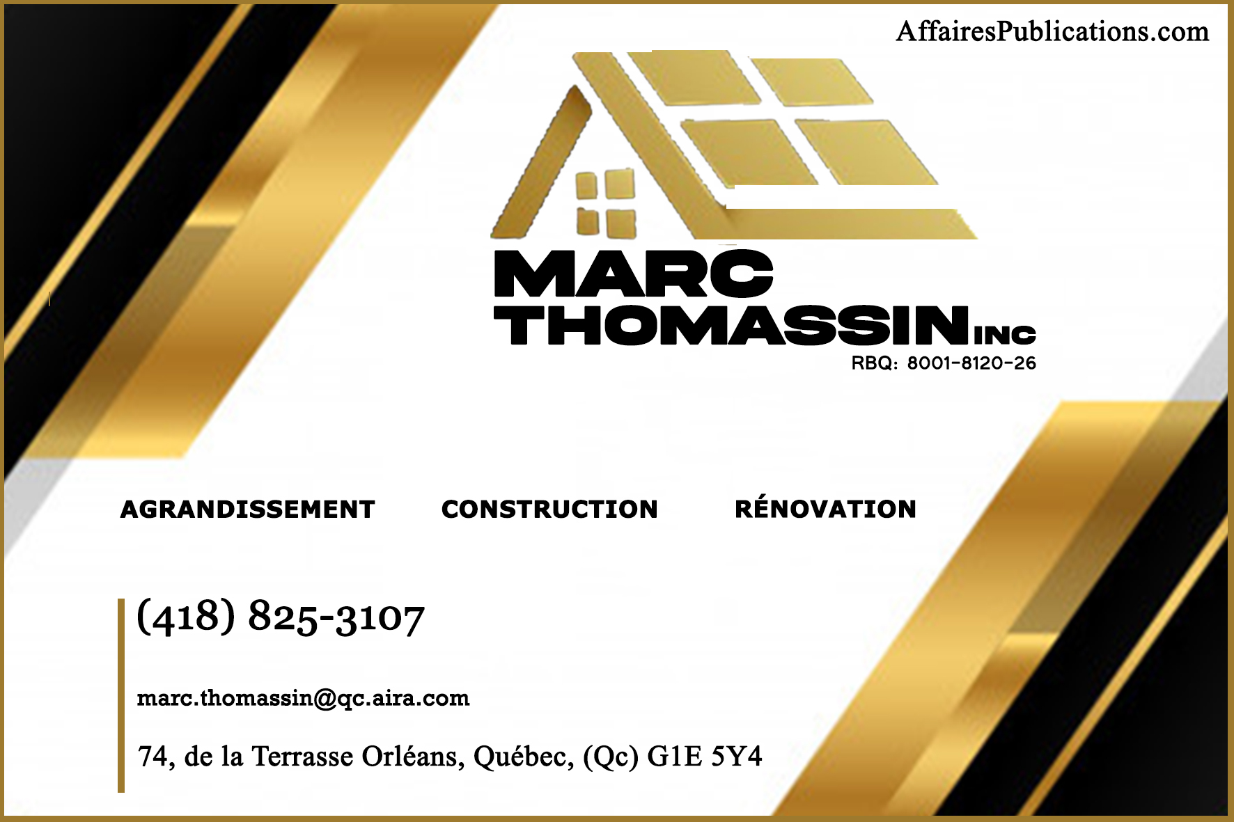 MARC THOMASSIN INC