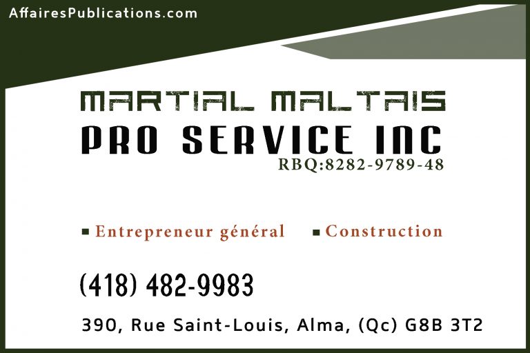 MARTIAL MALTAIS PRO SERVICE
