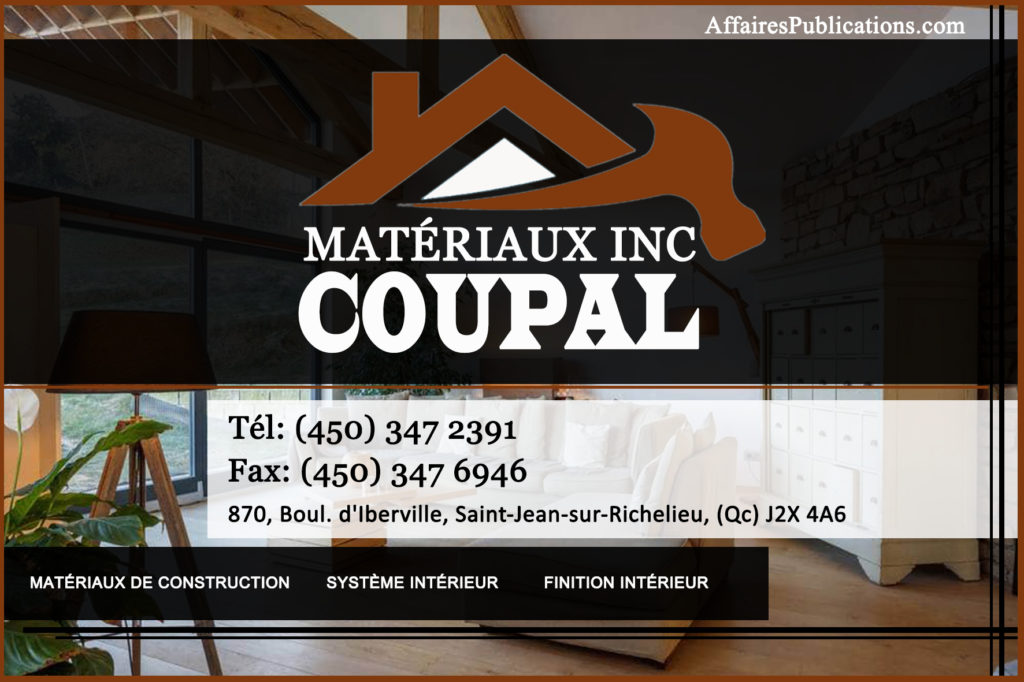MATÉRIAUX COUPAL INC