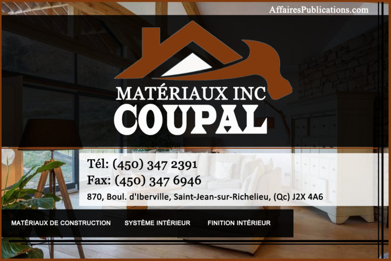 MATÉRIAUX COUPAL INC