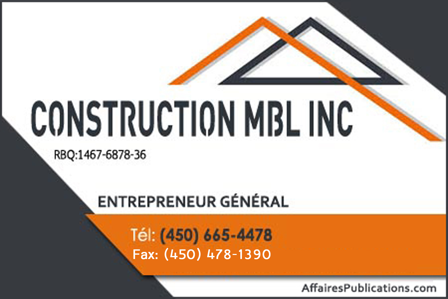 CONSTRUCTION MBL INC
