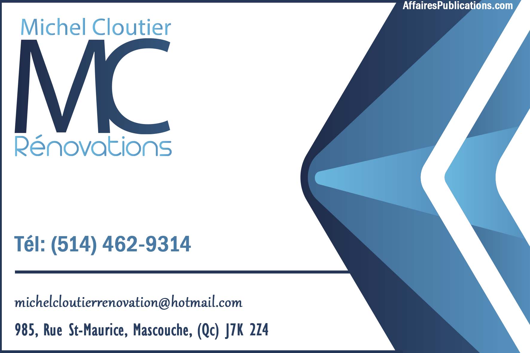 MICHEL CLOUTIER RÉNOVATIONS