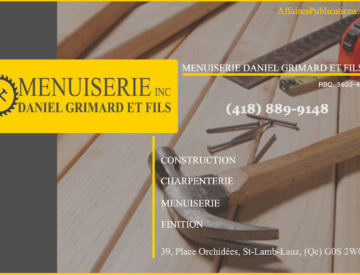 MENUISERIE DANIEL GRIMARD ET FILS INC
