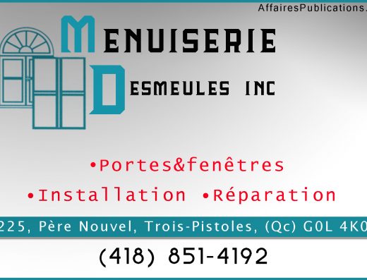 MENUISERIE DESMEULES INC