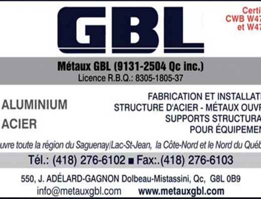 MÉTEAUX GBL INC