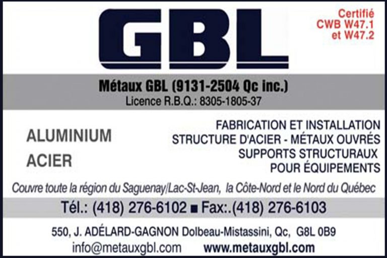 MÉTEAUX GBL INC