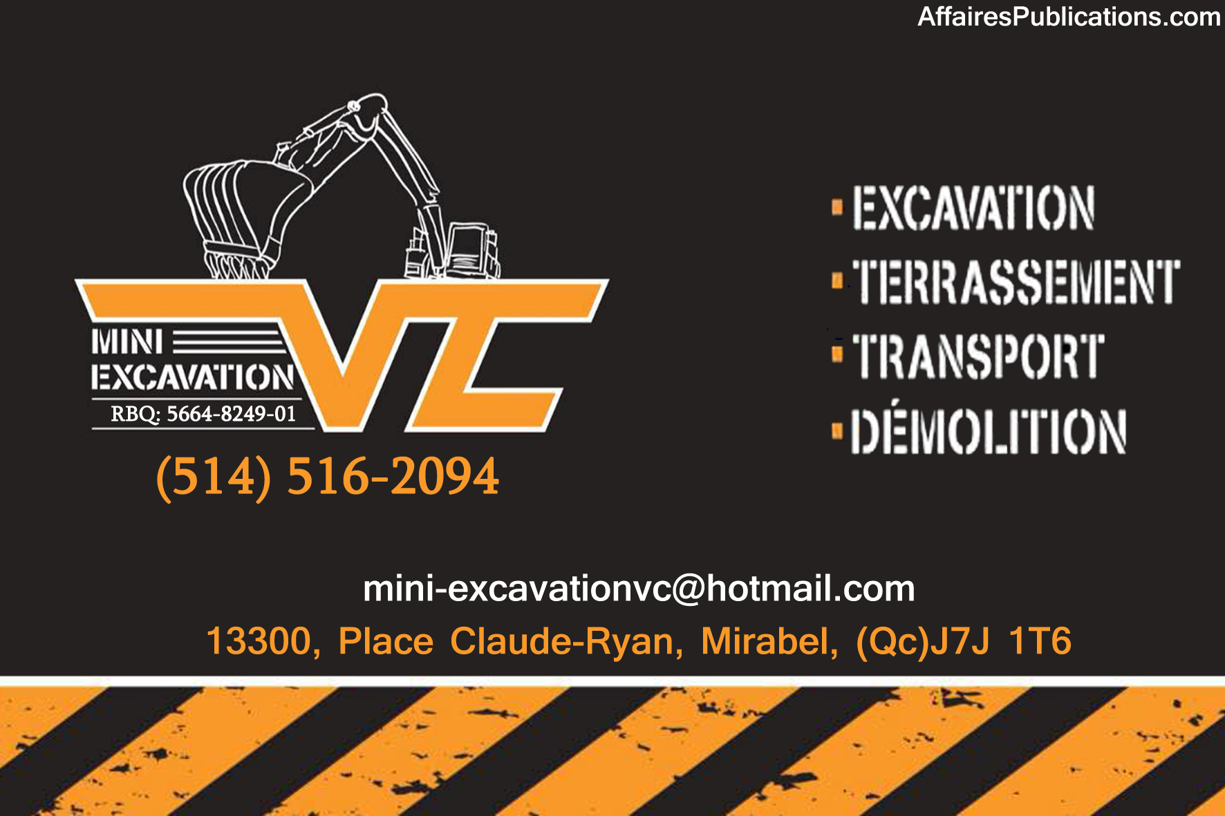 MINI EXCAVATION VC