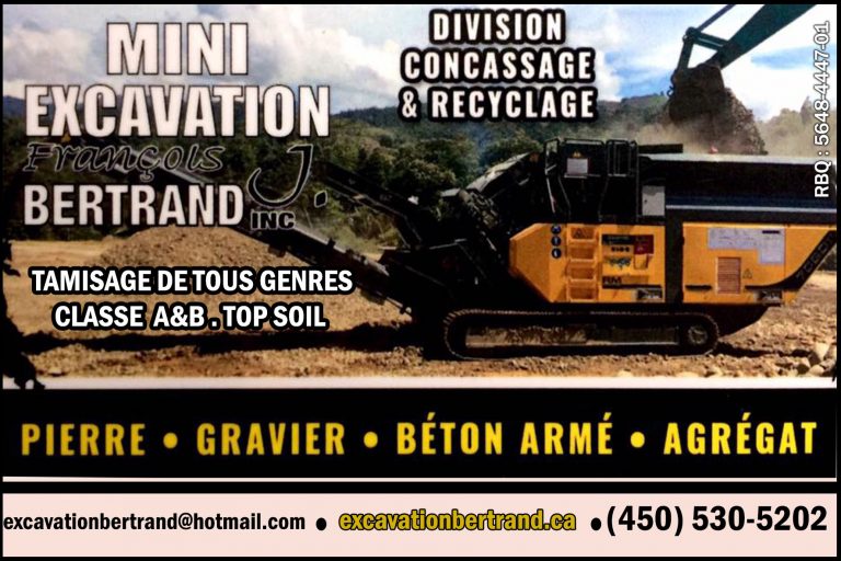 MINI-EXCAVATION FRANÇOIS J BERTRAND INC