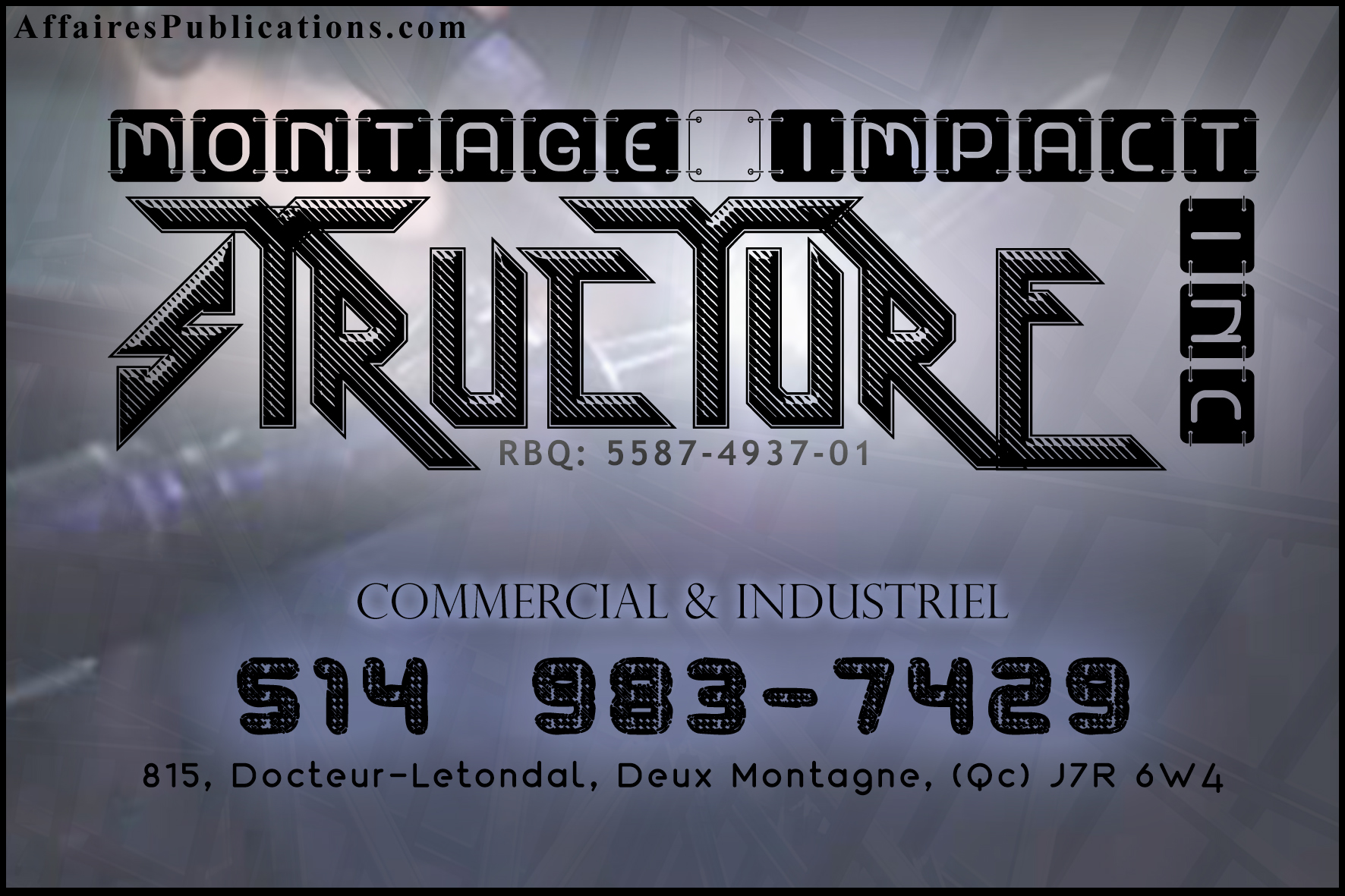 MONTAGE IMPACT STRUCTURE INC