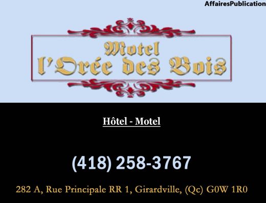 MOTEL L&rsquo;ORÉE DES BOIS