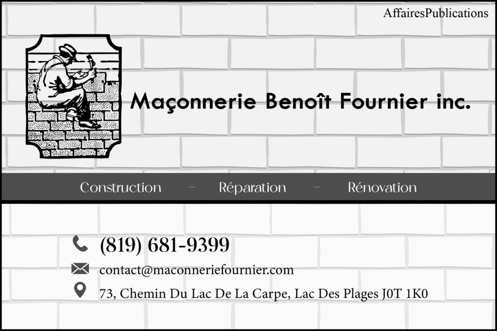 MAÇONNERIE BENÔIT FOURNIER INC