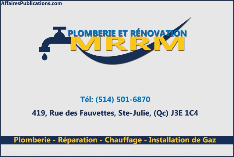 PLOMBERIE ET RÉNOVATION MRRM