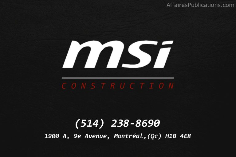 CONSTRUCTION MSI INC