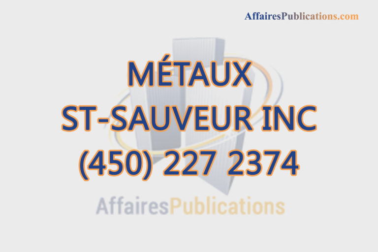 MÉTAUX ST-SAUVEUR INC