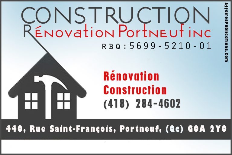 CONSTRUCTION RÉNOVATION PORTNEUF INC