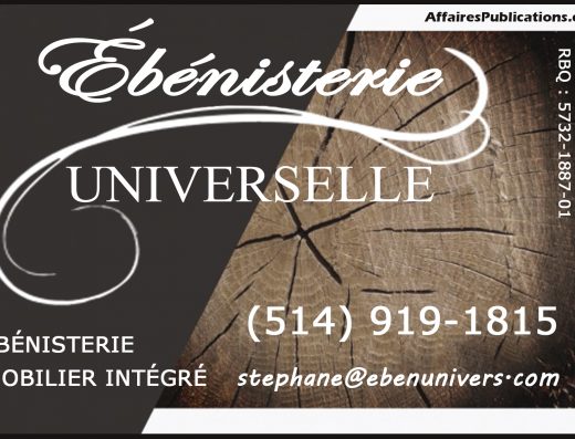 ÉBÉNISTERIE UNIVERSELLE