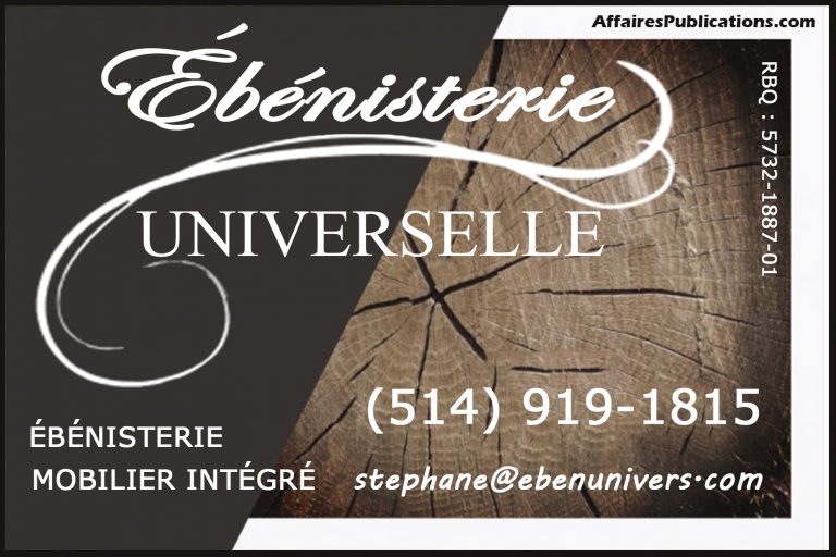 ÉBÉNISTERIE UNIVERSELLE