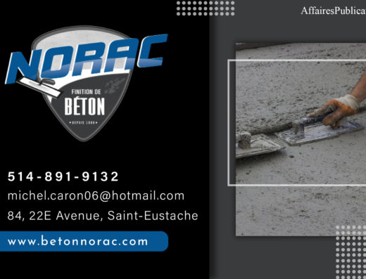 NORAC FINITION DE BÉTON<br/>9232-7386 QUÉBEC INC