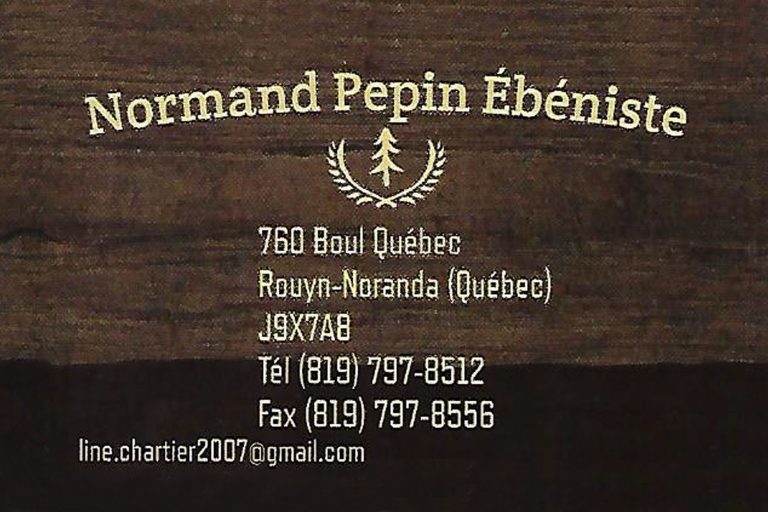 ÉBÉNISTERIE NORMAND PEPIN